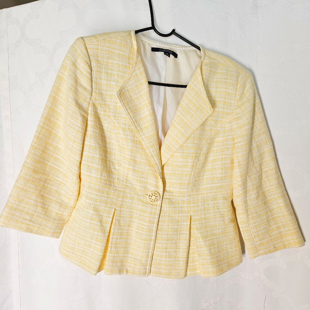 Chadwicks - Yellow Tweed Blazer